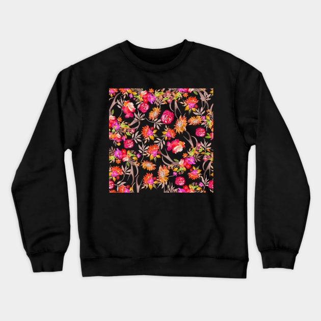 watercolour floral Crewneck Sweatshirt by CharlieCreates